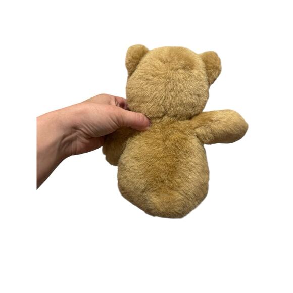 Vintage 8” Crayola Crayons Brown Teddy Bear Stuffed Plush Toy Missing Sweater - Picture 4 of 10